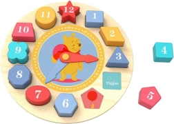 Reloj de madera con motivos Disney