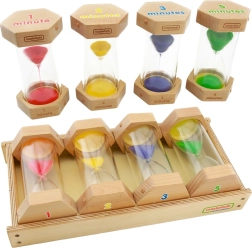 Masterkidz juego de relojes de arena – aprendizaje del tiempo
