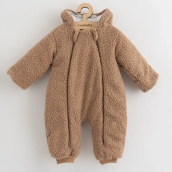 Mono de invierno infantil sin patucos NEW BABY Teddy Winter, talla 80 (9–12 meses)