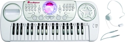 Teclado infantil con bola de disco y micrófono 50 × 21 cm
