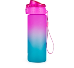 Botella para beber OXY 600 ml Ombre Azul-Rosa