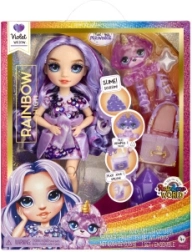 Muñeca Rainbow High Violet con accesorios de moda