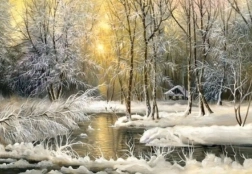Norimpex pintura con diamantes – bosque con una cabaña solitaria 30 × 40 cm