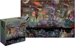 Puzzle Mettalic Fantasy: expedición al espacio 500 piezas