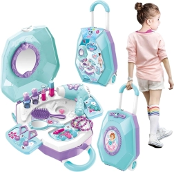 WOOPIE tocador 2 en 1 salón de belleza en maletín para niños