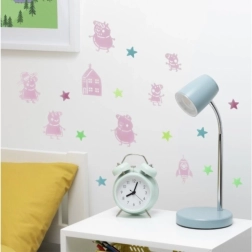 Pegatinas luminosas para pared Peppa Pig
