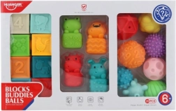 Gran set de juguetes para bebé para el desarrollo de los sentidos de Huanger
