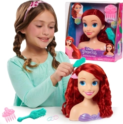 Cabeza para peinar DISNEY Princesa Ariel con accesorios