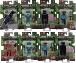 Figura de Minecraft de 8 cm con pieza del portal