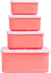 Juego de cuatro cajas para tentempiés A Little Lovely Company – Zábava