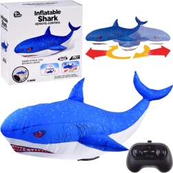 Tiburón inflable con control remoto 360°