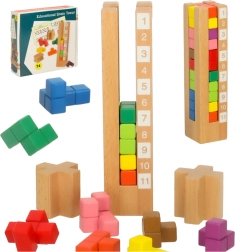 Rompecabezas educativo de madera Montessori Colorido