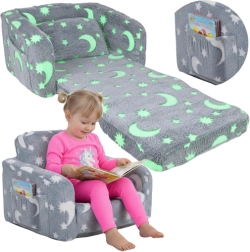 Silloncito infantil desplegable Kruzzel con lunas y estrellas