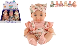 Muñeca bebé con cuerpecito de plástico rígido 26 cm – surtido de conjuntos, set de 6 uds.