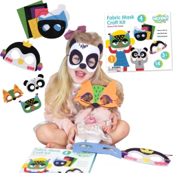 Set creativo de máscaras para niños de fieltro - 4 tipos