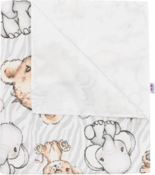 Empapador de franela impermeable New Baby zoo
