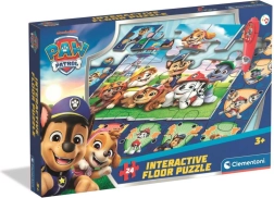 Puzzle de suelo interactivo PATRULLA CANINA con bolígrafo electrónico 70 × 100 cm (24 piezas)