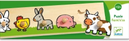 Djeco Puzzle de encaje con pomos de animales domésticos