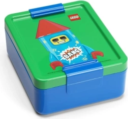 Caja de almuerzo Lego Rocket azul/verde