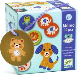 Djeco juego de memoria animales de peluche