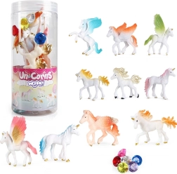 Set de figuras de unicornios 16 uds WOOPIE