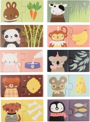 A Little Lovely Company - Puzle de asociación - Delicias para animales