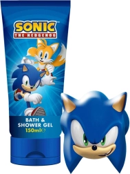 Set de regalo Sonic: gel de ducha y espuma de baño 150 ml con juguete rociador para el agua