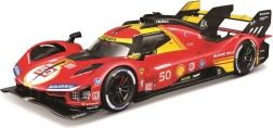 Bburago 1:18 Ferrari 499P LMH n.º 50 24h Le Mans campeón 2024 en estuche protector