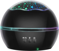 Proyector nocturno de estrellas y mundo submarino – negro