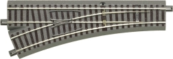 Desvío izquierdo Roco geoLINE con base H0