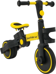 Bicicleta de equilibrio y triciclo infantil 3 en 1 SporTrike – Žlutý