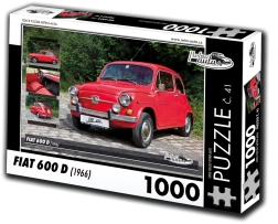 Puzzle RETRO-AUTA Fiat 600 D (1966) – 1000 piezas