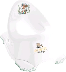 Orinal infantil musical antideslizante Wild & Free zorro blanco