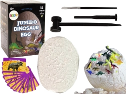 Huevo gigante de dinosaurio - Set de paleontología