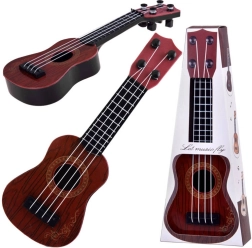 Mini ukelele para niños 25 cm – Marrón