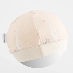 Gorrito infantil de algodón New Baby con motivo de gansitos