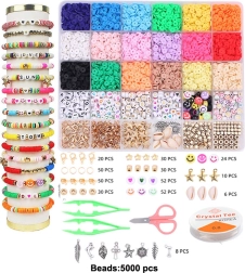Set de cuentas de colores para planchar 5000 uds con moldes y cubo
