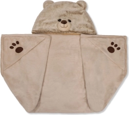 Manta calentita con capucha Oso Cozy Noxxiez