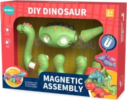 Brachiosaurio magnético plegable para niños