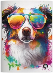 Cuaderno A4 de rayas Perro