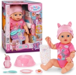 Muñeca interactiva BABY born Emma con mano mágica 43 cm