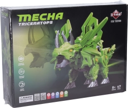 Kit de construcción RC dinosaurio Mecha Triceratops 23,7 cm