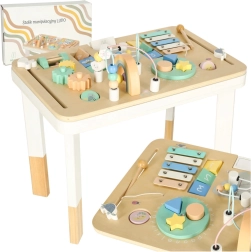 Mesa manipulativa Montessori para niños LULILO LUDO – menta