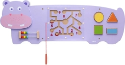VIGA tablero manipulativo sensorial hipopótamo FSC Montessori