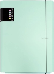 Carpeta laminada de 3 solapas con goma Pastelini – Verde