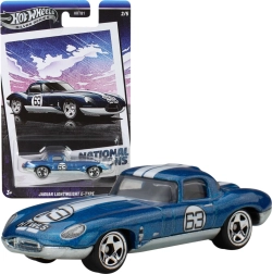 Hot Wheels Jaguar Lightweight E‑Type Iconos Nacionales 7 cm