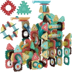 Woopie bloques de construcción magnéticos 3D – pista de canicas educativa de 228 piezas