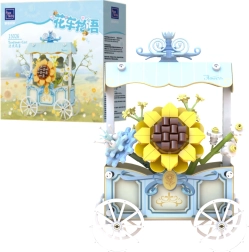 Set de construcción Pantasy carrito de flores con girasol, 265 piezas