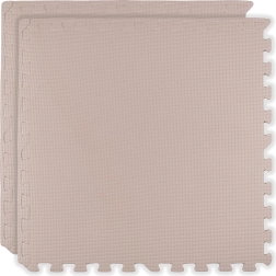 Alfombrilla de espuma HUMBI 120 × 60 cm – grandes puzzles de espuma impermeables, seguros, 2 uds., rosa claro