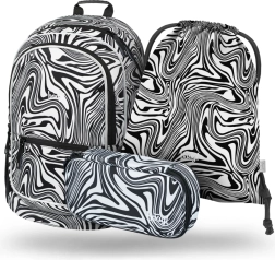 Set Baagl de mochila, estuche y bolsa Core Mixture